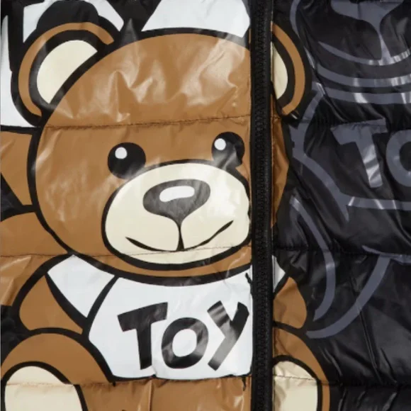 NWT Moschino Printed puffer jacket Sz 14 - Picture 2 of 10